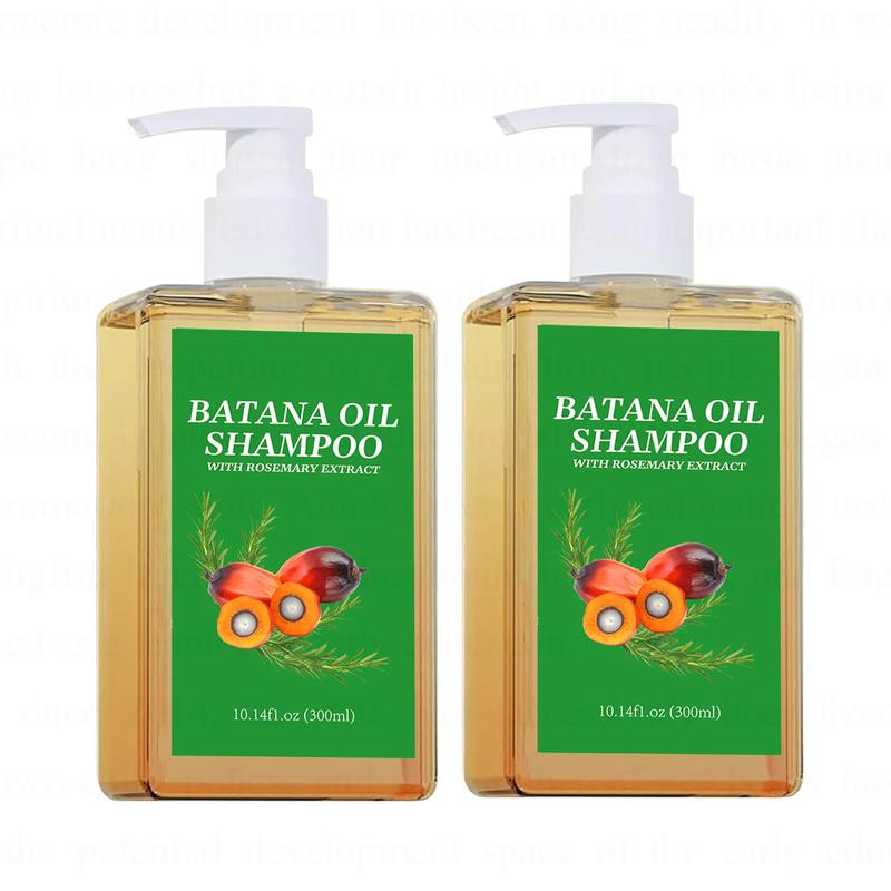 [Christmas limited time special] Combination package Batana Oil Shampoo, natural treatment toreduce hair loss and promote hair growth(10.14 0z 300 g),A favorite Christmas gift for boys and girls