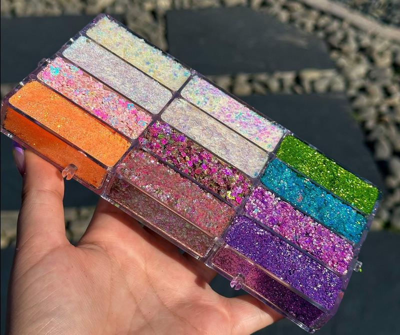 Spring Fling Glitter Palette - Cosmetic Glitter Gel by Slayfire Cosmetics