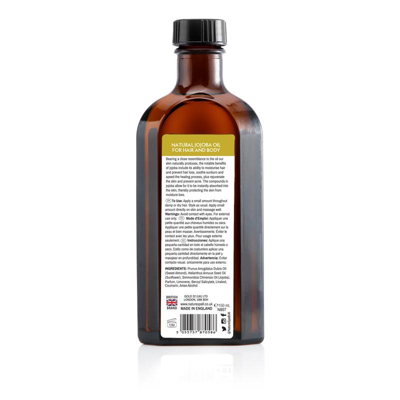 Nature Spell Jojoba Oil for Hair & Skin 5.07 Fl Oz